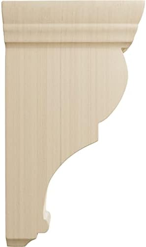 Ekena Millwork Corw02x05x10rjgm ROJAS Wood Corbels, 2 1/2 W x 5 1/2 d x 10 H, mogno