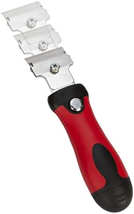 Ferramenta de desempenho W3257 RAZOR RAZOR NÃO RAZOR RAZOR COM CABEÇA DE OFFSET de 25 ° e inserção de lâmina para trás para armazenamento