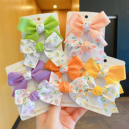 12pcs Baby Girl Hair Bows Clips Kids Girls Hair Acessórios para meninas Cabines de jacarés