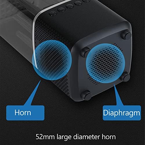 66fu6h alto -falante portátil do Bluetooth com luzes coloridas Bluetooth também compatíveis com cartão TF | U disco u | CAB AUX