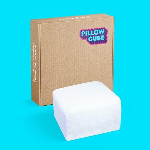 Pillow Cube Sidekick - 6 polegadas - Portátil, viagens, travesseiro de cama para dormir lateral, cor de espuma de resfriamento