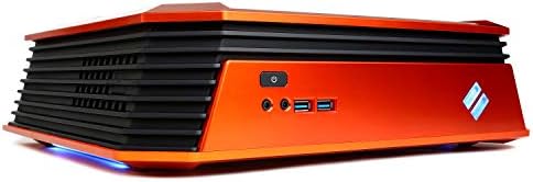 CyberPowerpc Syber SCC0100 Orange Mini ITX Gaming Case