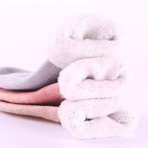Meias de lã super espessas - Soft Warm Comfort Casual Casual Meias de inverno, multicolor