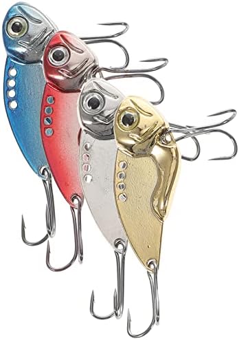 INOOMPT INOOMPING LURAS DE PESCA DE PESCA DE PESCA DE PESCA 4PCS Iscas de pesca portáteis Equipamento de pesca profissional