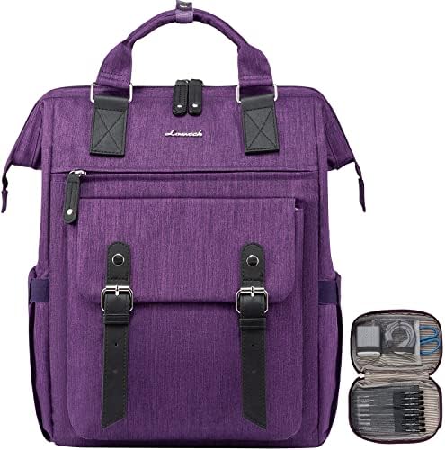 Backpack de laptop de 17 polegadas LoveVook para mulheres, enfermeira de enfermagem Viagem Backpacks Purse, bolsa de computador