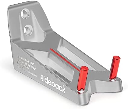 Montagem da parede da rack de bicicleta, suporte de armazenamento de pedal para cabides para garagem ， Rideback 3 in1