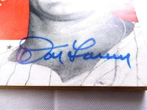 Don Larsen assinou a revista autografada Baseball Digest 1956 Yankees JSA AG71920 - Revistas MLB autografadas