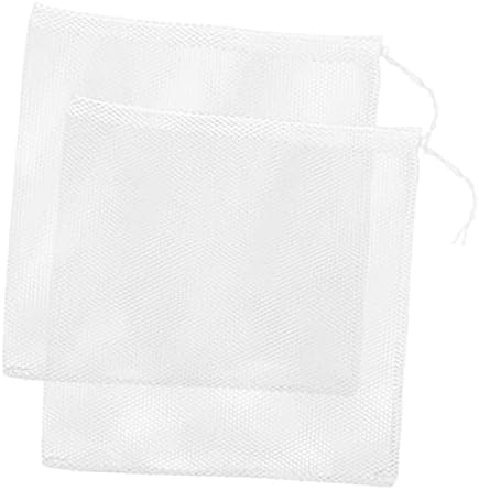 Filtro de água do Yarnow Filtro de água Aquário White Polyester Barreira 6 PCs