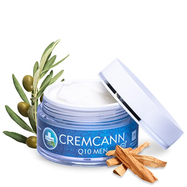 Annabis Cremcann Q10 Men Homem All-natural hidratante do creme de rosto masculino com cânhamo orgânico e coenzima Q10 Para