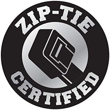 Fagraphix ZIP TIE TIE Certificado Adesivo Decalque Auto -adesivo Construção de 4,00 de largura