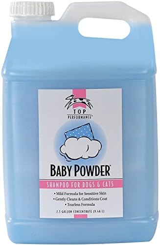 Top Performance Baby Powder Pet Shampoo, 2-1/2 galões