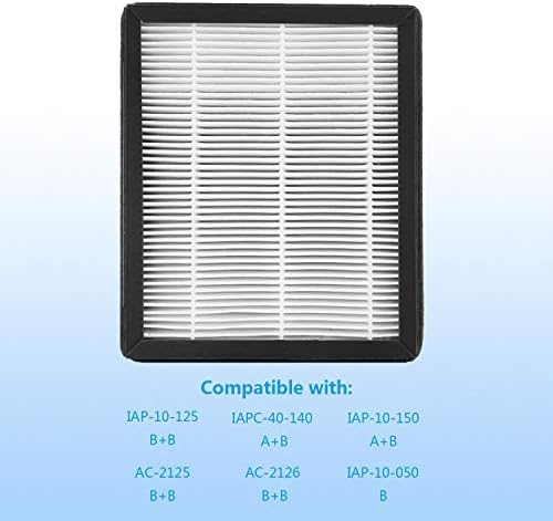 IAF-H-100b True Hepa Idylis B Filtro de substituição, compatível com purificadores de ar idylis IAP-10-150, IAP-10-125, AC-2125,