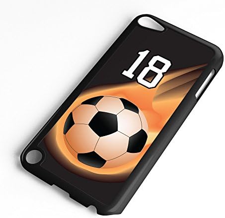 A caixa do iPod Touch se encaixa na 6ª geração ou 5ª geração Ball de futebol 6400 Escolha qualquer camisa de jogador número