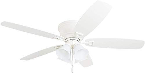 Ventiladores de teto honeywell 50520-01 fã de teto Glen Alden, 52 , branco