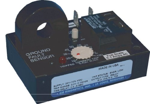 Magnetics CR7310-EL-24D-101-B-CD-TRC-I Relé do sensor de falha de solo com TRIAC optoisolado, cruzamento zero e