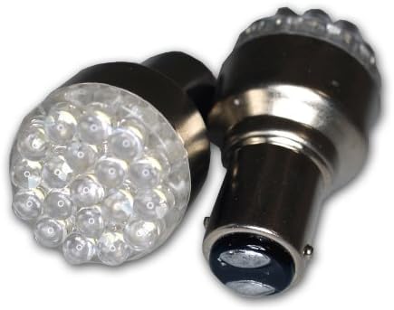 Tuningpros leddl-1157-b19 lâmpadas LED de luz da cúpula 1157, 19 LED Blue 2-PC Conjunto