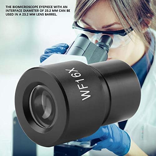 Microscópio ocular, DMWF009 WF16X Microscópio de ampliação da interface de olho de anulação 23,2 mm