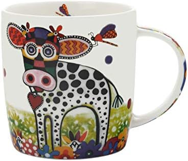 Maxwell Williams Di0099 Smile Style Caneca colorida de vaca em caixa de presente, porcelana
