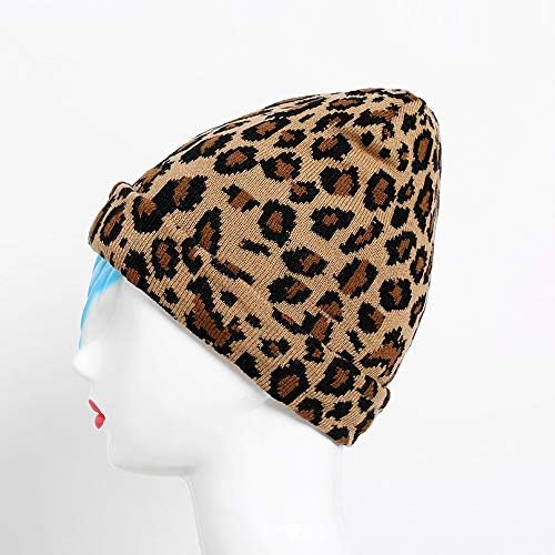 Chapéus femininos de inverno chapéu quente homem leopardo