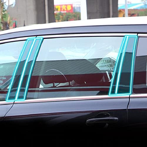 Pilar de janela de carro externo de carro GZGZ Filme de proteção TPU TPU, para Toyota Highlander 2015-2021