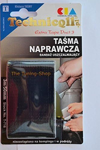 Technicqll Sealing impermeável fita adesiva de um lado de distância 3 m / 50 mm preto - de