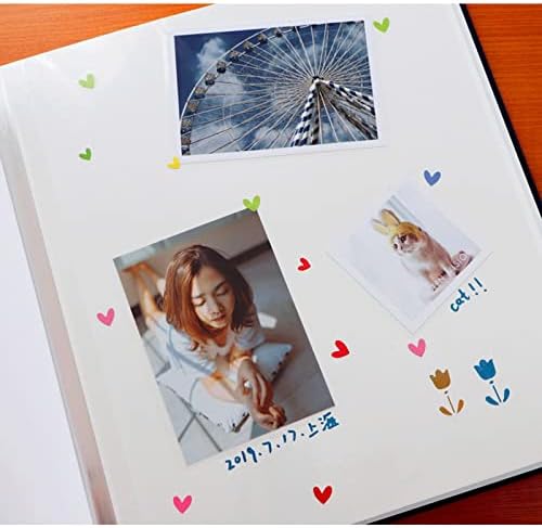 Álbum de foto do tomyeus Diy Paste Film Album Manual Arbuste Album Lovers Romance Memorial Book Creative Large Family Álbum