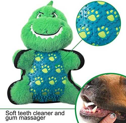 YOTELIMDEE SHEAKY PLUSH TOYS INDESTRUTÍVEL DOG ​​BRINQUEIROS PARA CHEWERS AGRESSIVO, TRABOLANTES DURAS DO PUNHO DURO DO CHEW PARA