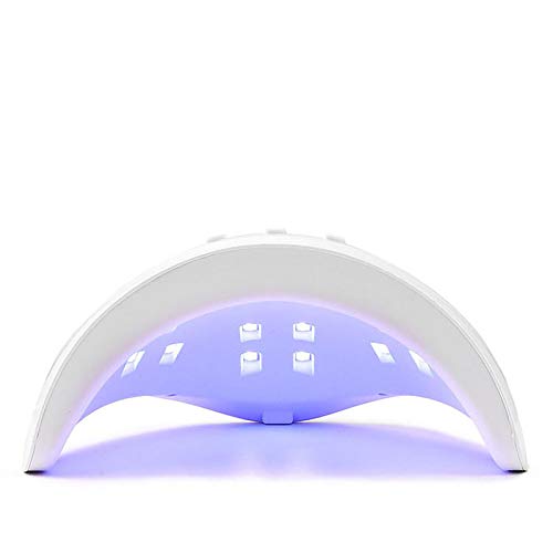 Lâmpada de unhas LED de UV Waselia 88/150W, portátil mais rápido secador de unhas para gel de unha em gel 3/4timer, lâmpada