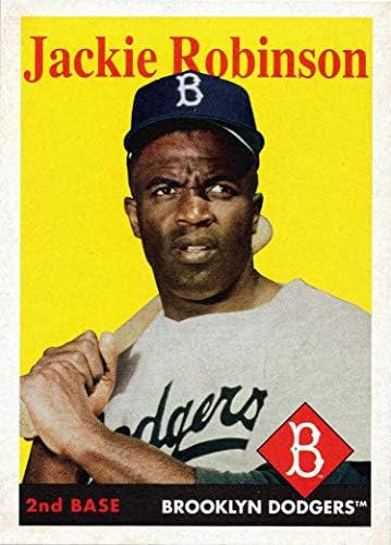 2019 Topps Archives 44 Jackie Robinson Baseball Card - Brooklyn Dodgers