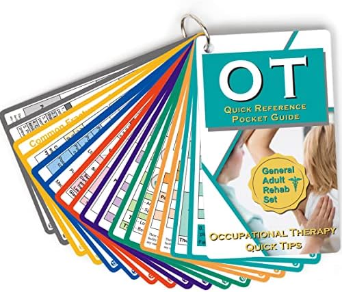 Guia de bolso de referência de terapia ocupacional - Deve ter recursos OT, 32 páginas de dicas rápidas para presentes de terapeuta