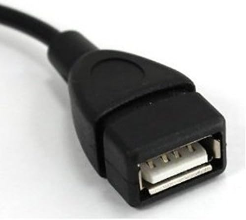 Outdoorshope de 90 graus USB 2.0 Uma fêmea para Micro B Converter Host OTG Adapter Cable