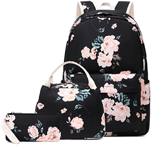 Flymei Backpack fofo para mulheres, bookbag for Girls 15,6 polegadas Backpack dos adolescentes leves, mochila de laptop para a escola