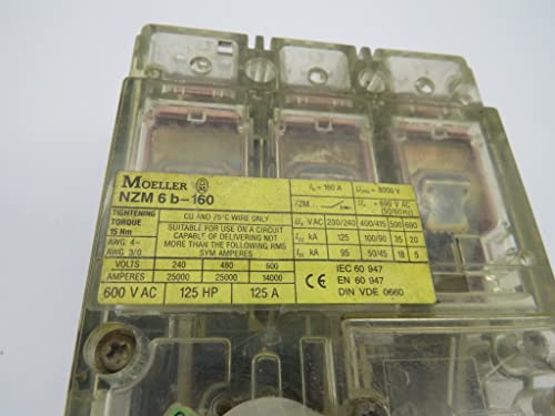 KLOCKNER/MOELLER ZM6-125-CNA DISCONECT SWITCH NZM-6B-160