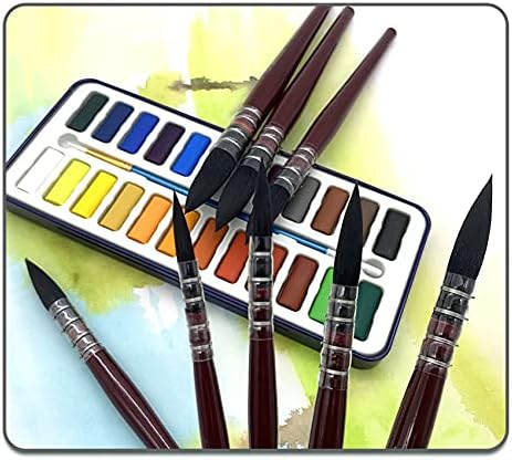 Jahh Pintura caneta 8pcs pincéis de aquarela pinturas de pintura de arte pincel de aquarela artística Conjunto de pincel para