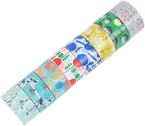 8pcs Simples washi fitas de criação fitas de scrapbook fitas adesivas fitas DIY decoração de casa para festa de celebração