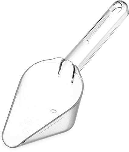 Carlisle FoodService Products CFS 430607 Scoop de policarbonato, capacidade de 6 onças, Limpa