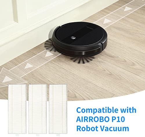 Filtros de substituição AirRobo P10 Robot Vacuum Cleaner, 6pcs/pacote