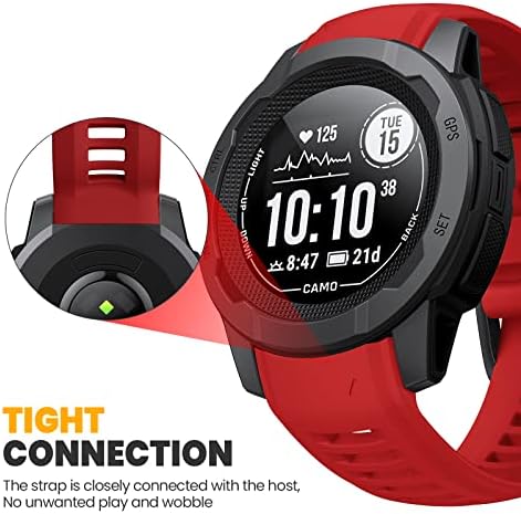 Banda de notocidade para Garmin Instinct Garmin Instinct 2 Pulseira 22mm Relógio de substituição de silicone macio compatível