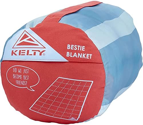 Kelty Bestie Blanket Indoor Outdoor Isoled Camping Throw + Felas de piquenique, projetado no Colorado, Cranberry