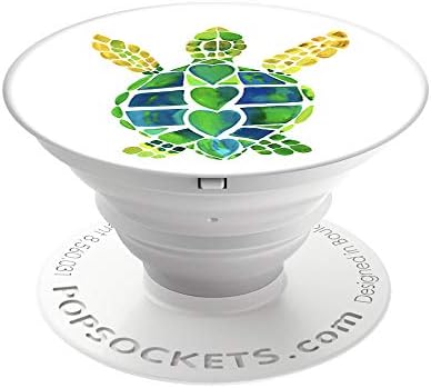 Popsockets sem fio Stand para smartphones e tablets - Turtle Love