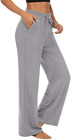 DiBaolong Womens Yoga Sortpants Sweats Selto Lounge Lounge largo Palnts Pontas Pantagens Calças com bolsos