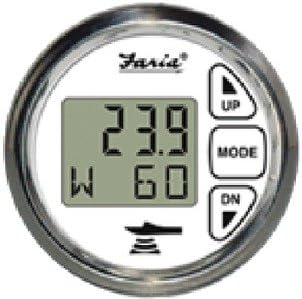 Acessórios de passeios de barco nova profundidade digital Sounder com temperatura de ar e água FARIA Instrumentos 13852 CHESAPEAKE