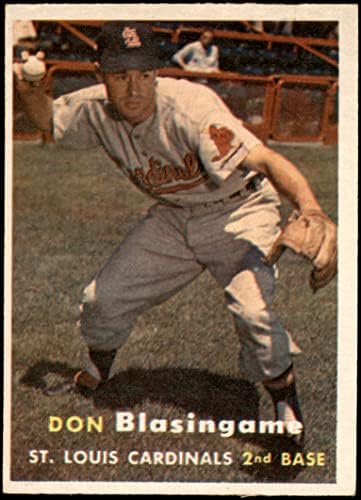 1957 Topps beisebol 47 Don Blasingame St. Louis Cardinals Excelente