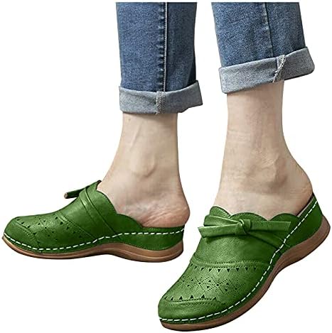 Flekmanart Women Lace-up Fechous Felas Flipers Confortável deslize em colorido Soldes Sandálias Sandálias Sapatos de verão