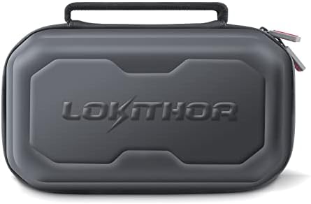 Lokithor J401 Jump Starter 2500A 20000mAh 12V Starter de carro e bolsa da série J e EVA Protection Caso e carregador USB C 100W