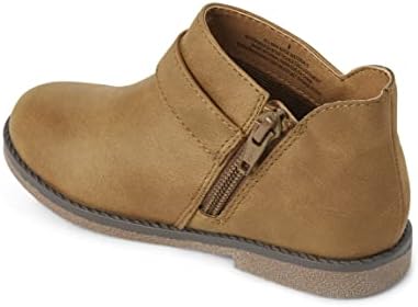 Gymboree unissex-child e criança booties de couro falso