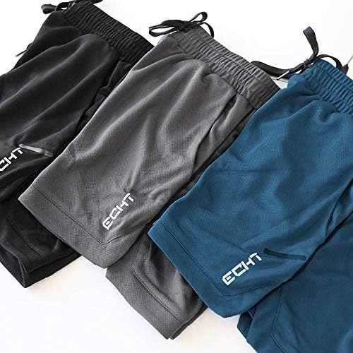 Sandbank Men's 5 Gym Workout Short e Quick Dry Active Running Bodybuilding Shorts com bolsos