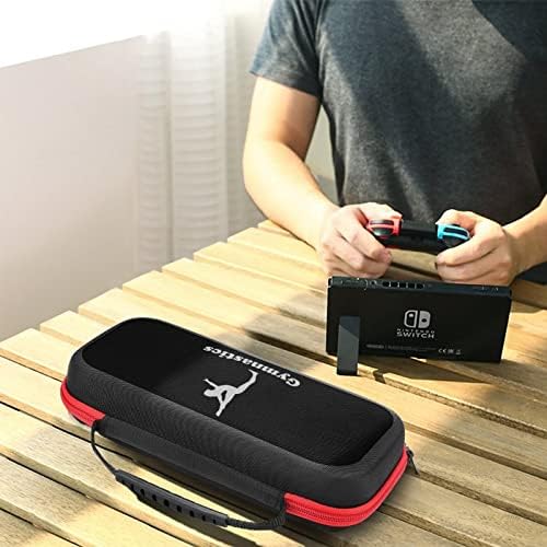 Ginástica Funny Carry Case Compatível com Nintendo Switch Lite Protetor Storage Bag para acessórios e jogos