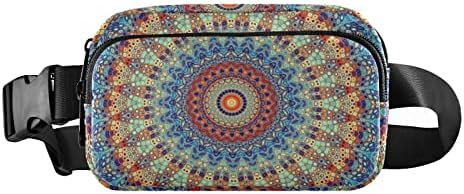 Boho Mandala Fanny Packs for Momen Men Men Belt Bolt com Strap Moda Ajustável Pacotes de Coloque Bolsa Crista de Crada