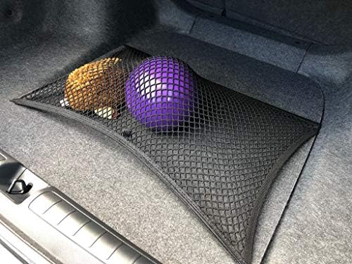 Floor Style Automotive Elastic Trunk Mesh Cargo Net para Honda Accord 2013-2022- Organizador e armazenamento de tronco premium - rede